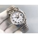 Rolex-DayDate 228239 36mm SS/SS White/Rmn JDF V4 VR3255 (Gain Weight)