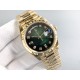 Rolex-DayDate 128238 36mm YG/YG Green/Dia QF V3 VR3255(Gain Weight)