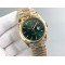 Rolex-DayDate 128238 36mm YG/YG Green/Diam QF V3 VR3255(Gain Weight)