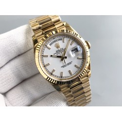 Rolex-DayDate 228238 36mm YG/YG White/Stk JDF V4 VR3255 (Gain Weight)