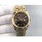 Rolex-DayDate 128238 36mm YG/YG Brown/Dia QF V3 VR3255(Gain Weight)