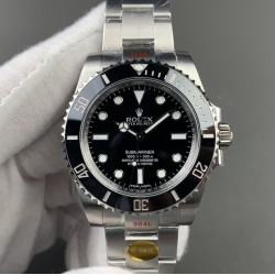 Rolex-Submariner No Date 114060 40mm ceramic 904L NOOB VS3130