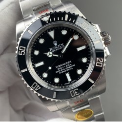Rolex-Submariner No Date 114060 40mm ceramic 904L NOOB VS3130