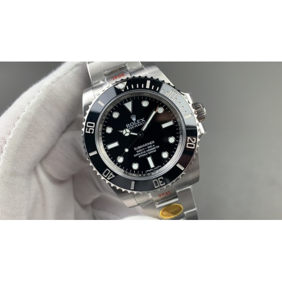Rolex-Submariner No Date 114060 40mm ceramic 904L NOOB VS3130