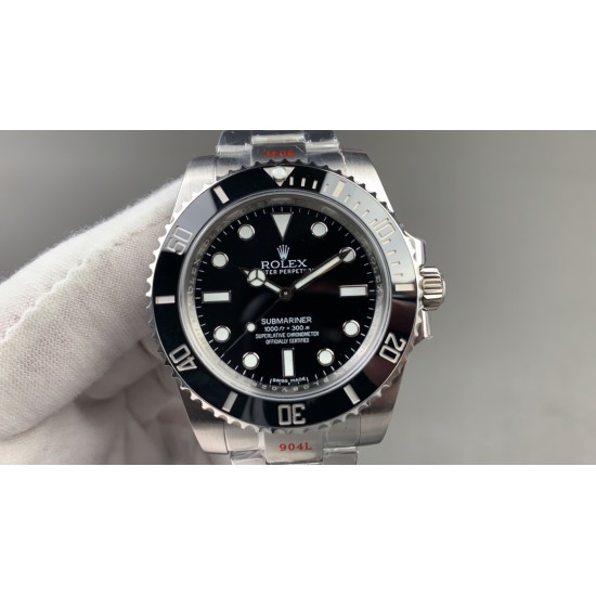 Rolex-Submariner No Date 114060 40mm ceramic 904L NOOB VS3130