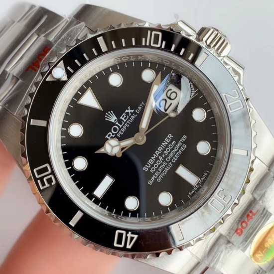 Rolex-Submariner 116610LN 904L SS/SS Black V10 Noob SA3135
