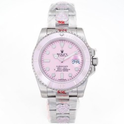 Rolex-Submariner 116619LB 40MM 904L Pink/Dot SS/SS GMF VS3135