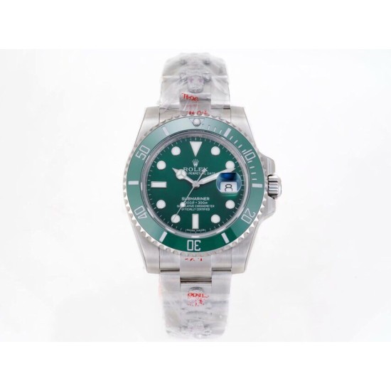 Rolex-Submariner 116610LV Hulk 40mm SS/SS Green Dial GMF VS3135
