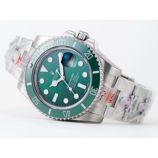 Rolex-Submariner 116610LV Hulk 40mm SS/SS Green Dial GMF VS3135