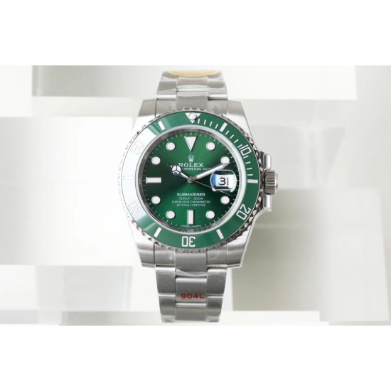 Rolex-Submariner 116610LV Hulk 40mm SS/SS Green Dial NAIL VS3135
