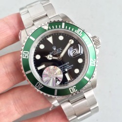 Rolex-Submariner 126610LV 41MM 904L SS/SS Green Bezel Black Dial JF VR3235