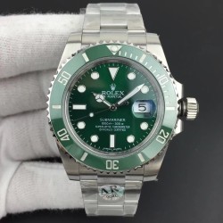 Rolex-Submariner 116610LV Hulk 40mm SS/SS Green Dial ARF VS3135