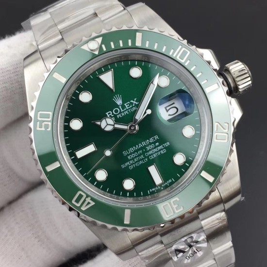 Rolex-Submariner 116610LV Hulk 40mm SS/SS Green Dial ARF VS3135
