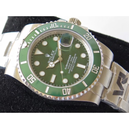 Rolex-Submariner 116610LV 904L SS/SS Green VRF Asia 3135