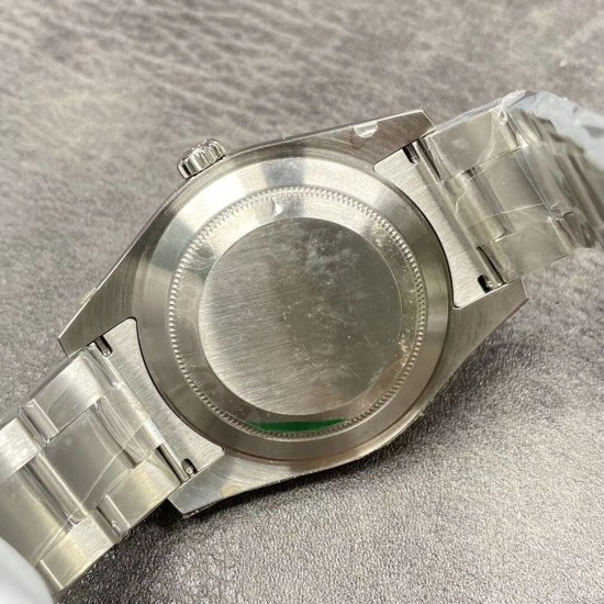 Rolex-Airking 116900 40mm 904L SS/SS Black/Num JDF SA3131