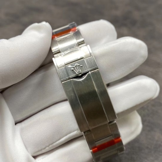 Rolex-Airking 116900 40mm 904L SS/SS Black/Num JDF SA3131