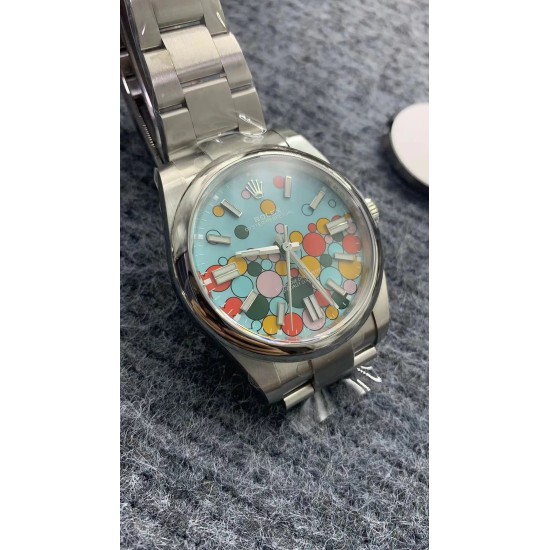Rolex-Oyster Perpetual 124300 41mm SS/SS Celebration Dial Clean SH3230