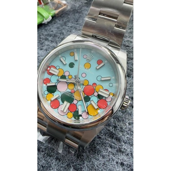 Rolex-Oyster Perpetual 124300 41mm SS/SS Celebration Dial Clean SH3230