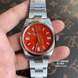 Rolex-Oyster Perpetual 124300 41mm SS/SS Red Dial VSF VS3230