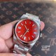Rolex-Oyster Perpetual 126000 36mm SS/SS Red Dial VSF VS3230