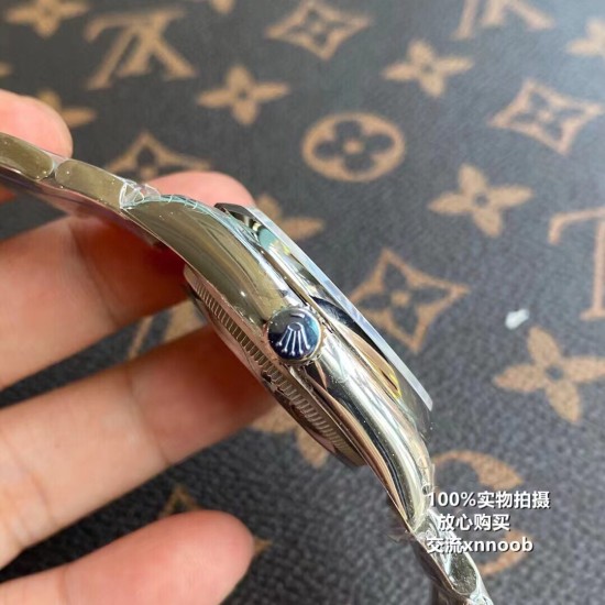 Rolex-Oyster Perpetual 126000 36mm SS/SS Green/Stk VSF VS3230 Super Clone