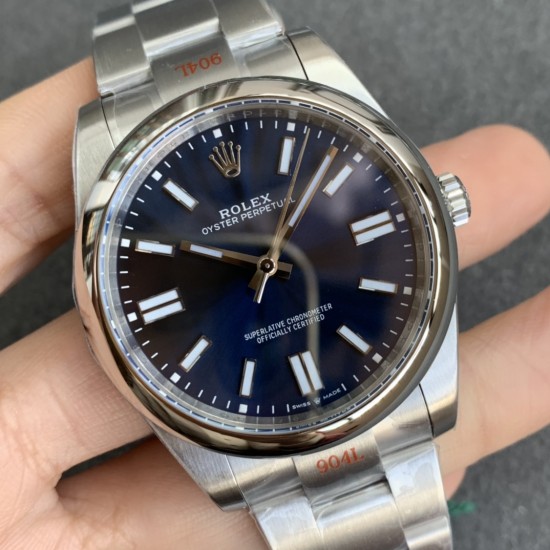 Rolex-Oyster Perpetual 124300 41mm SS/SS Blue/Stk Clean SH3230