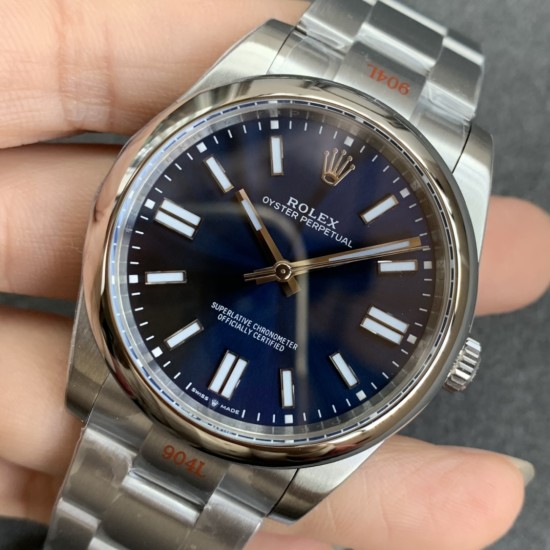Rolex-Oyster Perpetual 124300 41mm SS/SS Blue/Stk Clean SH3230
