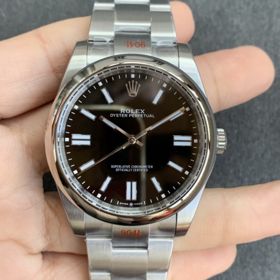 Rolex-Oyster Perpetual 124300 41mm SS/SS Black Dial VSF VS3230