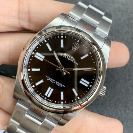 Rolex-Oyster Perpetual 124300 41mm SS/SS Black Dial VSF VS3230