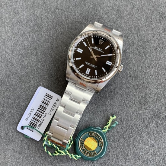 Rolex-Oyster Perpetual 124300 41mm SS/SS Black Dial VSF VS3230