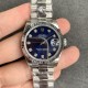 Rolex-ROLEX - DATEJUST - LADY 31mm Oys Flt SS/SS Blue/Dia GSF A2671