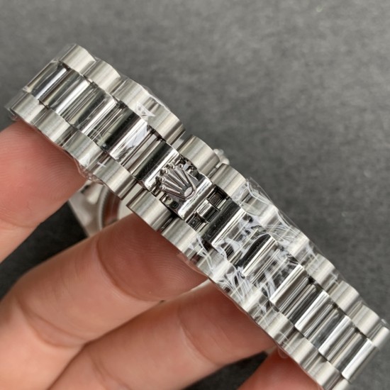 Rolex-ROLEX - DATEJUST - LADY 31mm Oys Flt SS/SS Silver/Stk GSF A2671