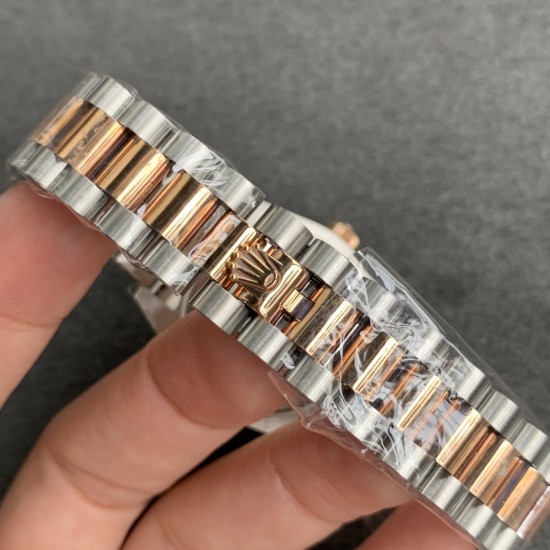 Rolex-ROLEX - DATEJUST - LADY 31mm Oys Flt RG/SS SS/Stk GSF A2671