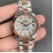 Rolex-Datejust Ladies 31mm Oys RG/SS Silver/Dia GSF A2671