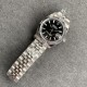 Rolex-ROLEX - DATEJUST - LADY 31mm Jub Flt SS/SS Black/Stk GSF A2671