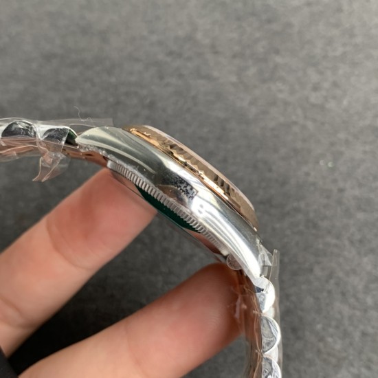 Rolex-ROLEX - DATEJUST - LADY 31mm Jub Flt RG/SS Pink Dia GSF A2671