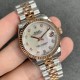 Rolex-ROLEX - DATEJUST - LADY 31mm Jub Flt RG/SS White Dia GSF A2671