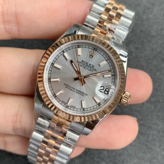 Rolex-ROLEX - DATEJUST - LADY 31mm Jub Flt RG/SS SS Stk GSF A2671