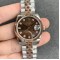 Rolex-ROLEX - DATEJUST - LADY 31mm Jub Flt RG/SS Brown Dia GSF A2671