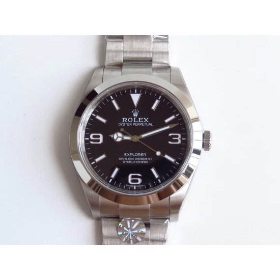 Rolex-Explorer 1 Ref.214270 SS/SS Black ARF Asia 3132