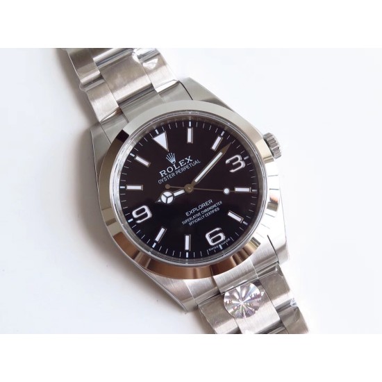 Rolex-Explorer 1 Ref.214270 SS/SS Black ARF Asia 3132