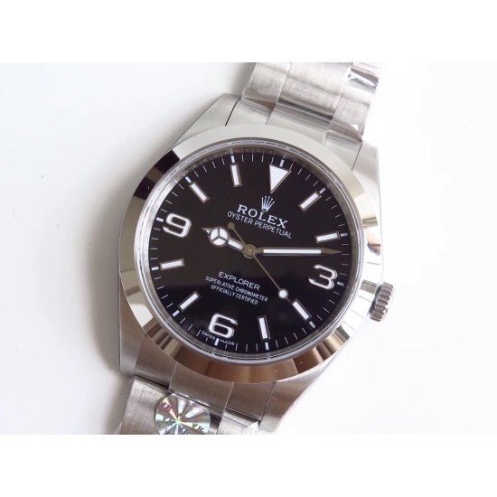 Rolex-Explorer 1 Ref.214270 SS/SS Black ARF Asia 3132