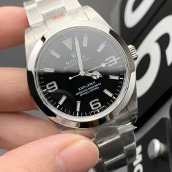 Rolex-Explorer 1 Ref.214270 316L SS/SS Blk 39m GMF Asia 3132