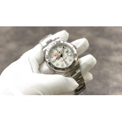 Rolex-Explorer II 216570 904L SS/SS Wht NOOB Asia 3187 CHS