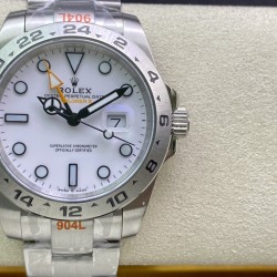 Rolex-Explorer II 226570 42mm SS/SS White Dial Clean DD3285 Super Clone
