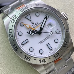 Rolex-Explorer II 226570 42mm SS/SS White Dial Clean DD3285 Super Clone