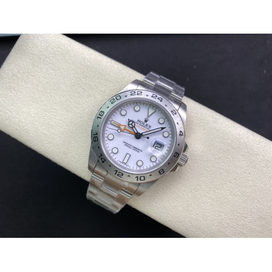 Rolex-Explorer II 226570 42mm SS/SS White Dial TWF A2836