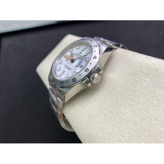 Rolex-Explorer II 226570 42mm SS/SS White Dial TWF A2836
