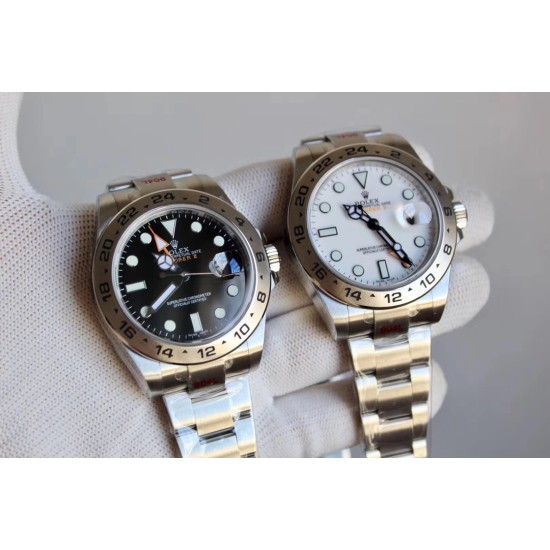Rolex-Explorer II 226570 42mm SS/SS White Dial NOOB A2836