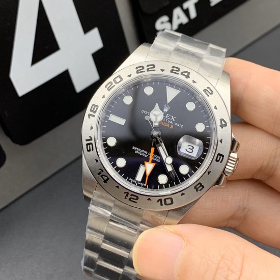 Rolex-Explorer II 216570 SS/SS Black NOOB Asia 3187 CHS